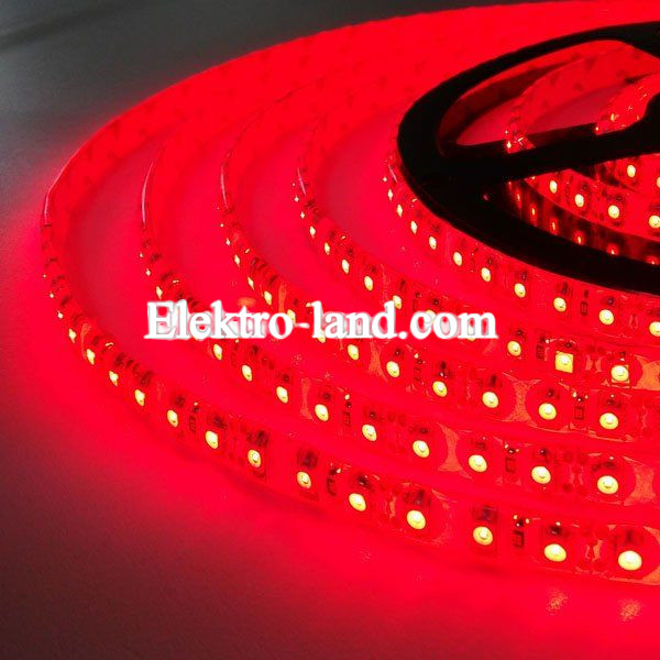 Светодиодная лента красный цвет B-LED 3528-120 R IP65 влагозащищенная, 1м